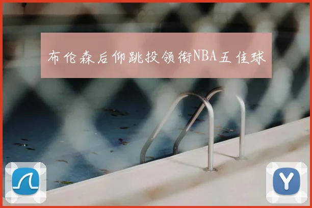 布伦森后仰跳投领衔NBA五佳球